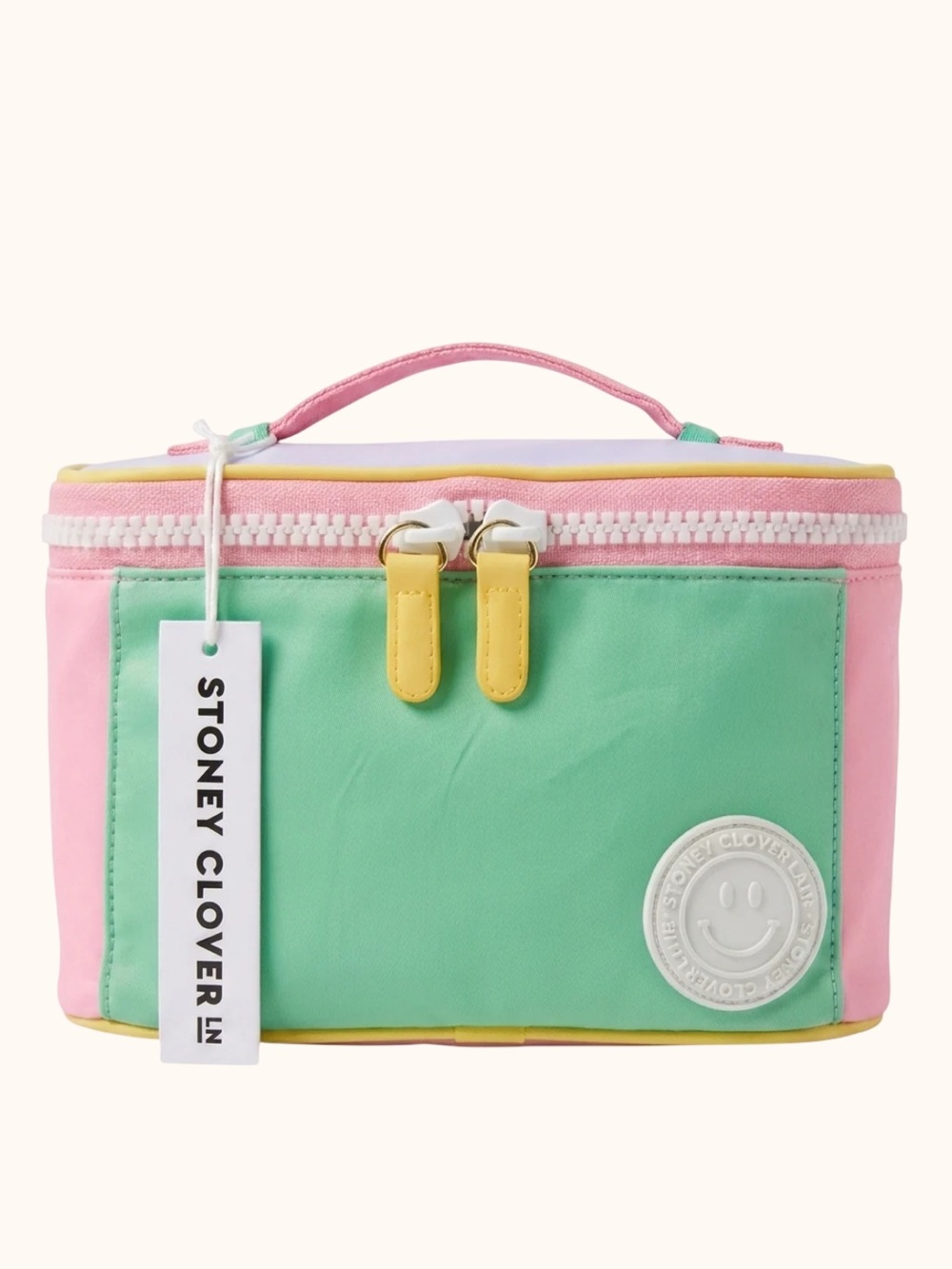 Stoney Clover Lane Pastel Pink & Mint Lunch Bag